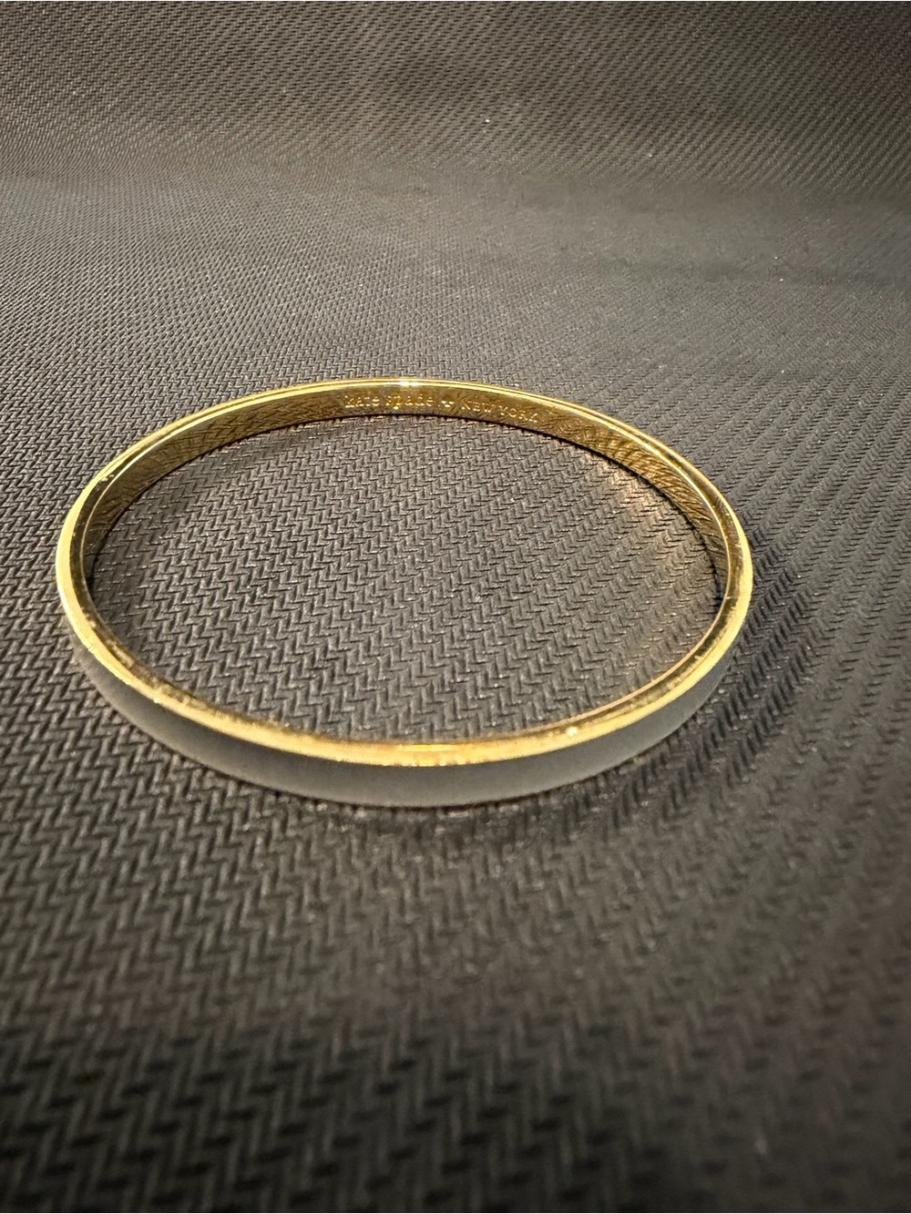 Kate Spade Gold-Tone Slim Bangle Bracelet - Women's Jewelry